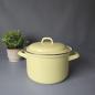Preview: Großer Kochtopf aus den 1950er Jahren, gelb