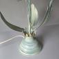 Preview: Große Florentiner Tischlampe mit Glasschirm