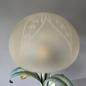 Preview: Große Florentiner Tischlampe mit Glasschirm