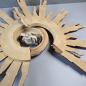 Preview: Sonnenspiegel als Deckenlampe - Holz - Ø 60cm