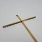 Preview: Kruzifix aus Messing mit Hammerschlag - Zur Wandaufhängung