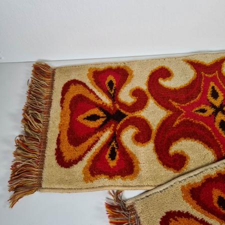 Zwei Boho Ethno Teppiche - original aus den 70ern