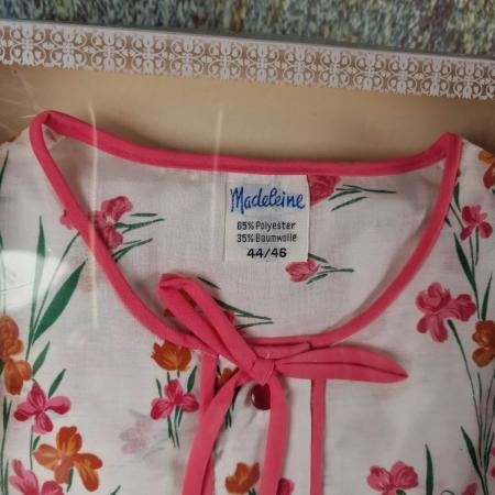 Vintage 70er langes Kurzarm Nachthemd - Madeleine - in Karton