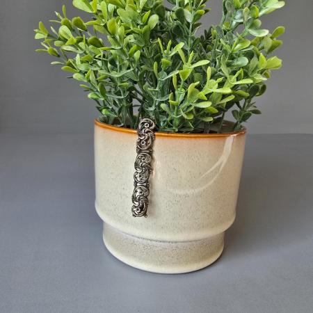 Jugendstil Brosche - 800er Silber