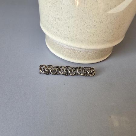 Preview: Jugendstil Brosche - 800er Silber