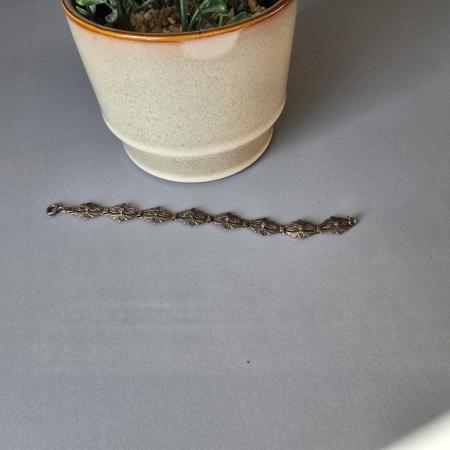 Preview: Jugendstil Armband - 835 Silber - Antikschmuck - Gliederarmband