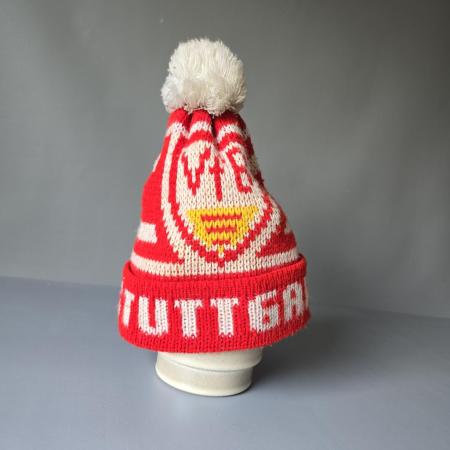 Alte Fan Strickmütze - VFB Stuttgart - Pudelmütze