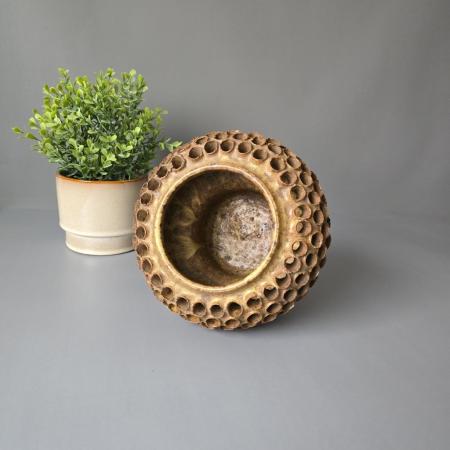 Preview: Mid century Keramik Kerzenhalter , Design Frank Milo Tromborg, Denmark