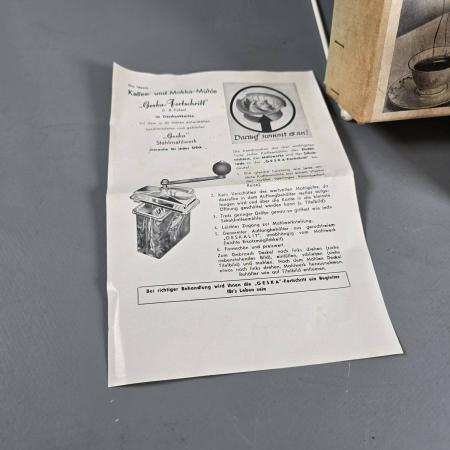 Geska Kaffeemühle in ovp mit Anleitung