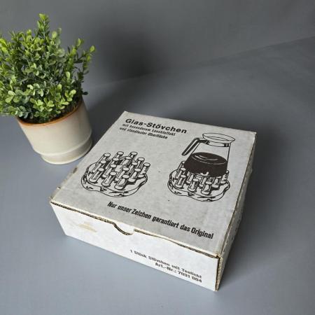 Preview: Design Stövchen, Glas, Georgshütte, 1970er