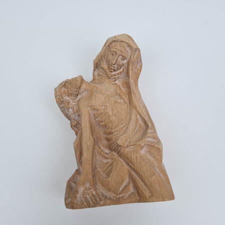 Maria mit Jesus - Holzfigur geschnitzt