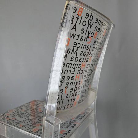 Kartell Stuhl La Marie, Philippe Starck, Rowohlt limited Edition