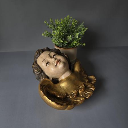 Preview: Geschnitzte Putte - Putto - Barockengel