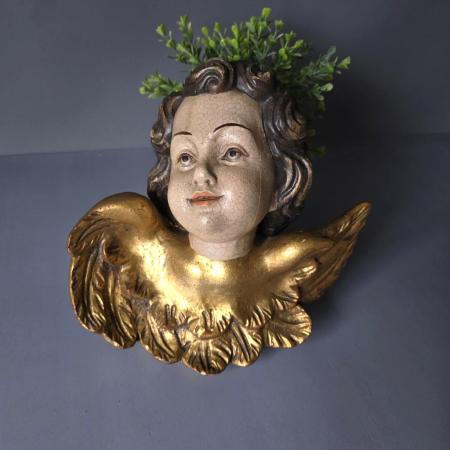 Geschnitzte Putte - Putto - Barockengel