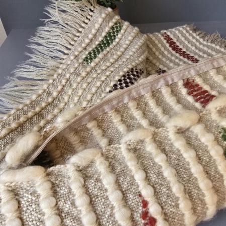 Preview: Omas Sofakissen Bezug aus den 50ern - Webstoff