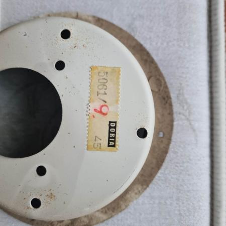 Vintage Doria Eisglas Röhren, Tubes Leuchte, 70er Jahre