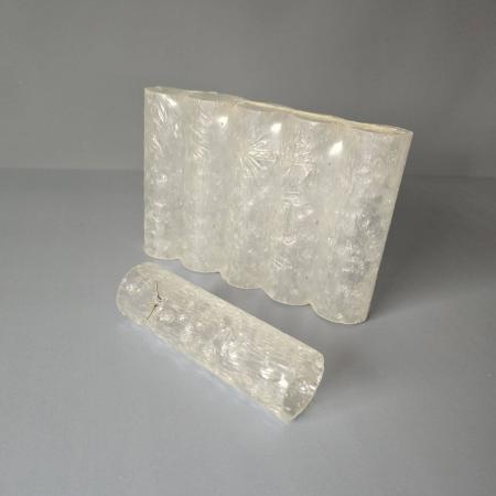 6 Ersatzschirme, Zylinder für Vintage Doria Eisglas, Ice Glas 70er Jahre
