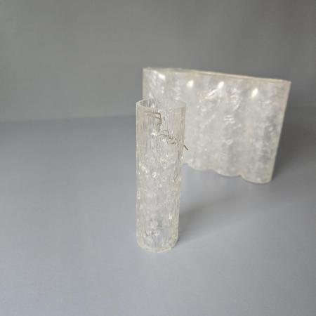 6 Ersatzschirme, Zylinder für Vintage Doria Eisglas, Ice Glas 70er Jahre