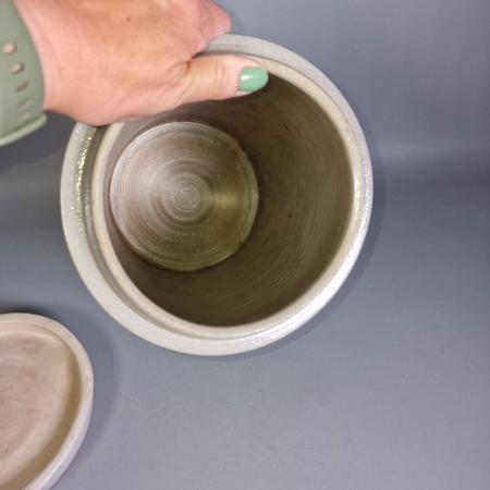 Großes Keramik Apotheker Gefäß