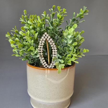 Dekorative vintage Gürtelschnalle - Strass