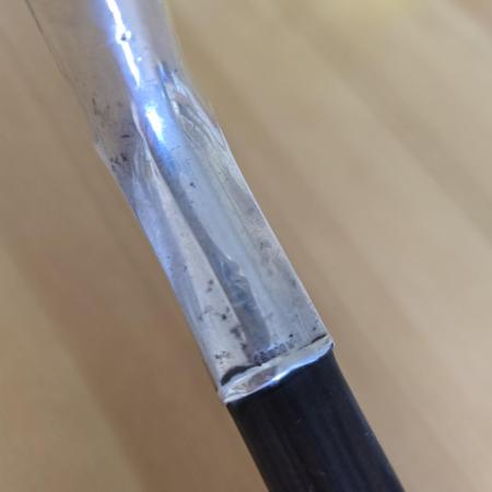 Jugendstil Gehstock mit Griff aus 800er Silber - Wilhelm Binder