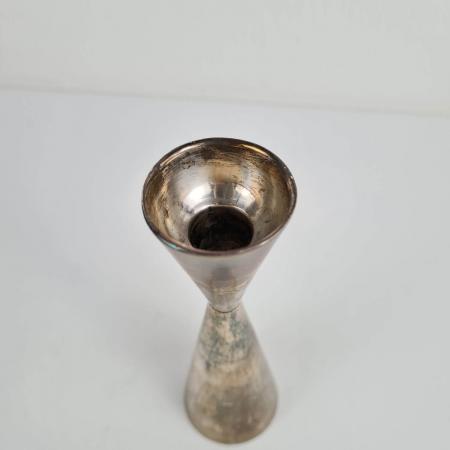 Silber Kerzenhalter Diabolo Form