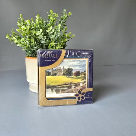 Set Pimpernel Untersetzer - noch original verpackt - Scottish Castles