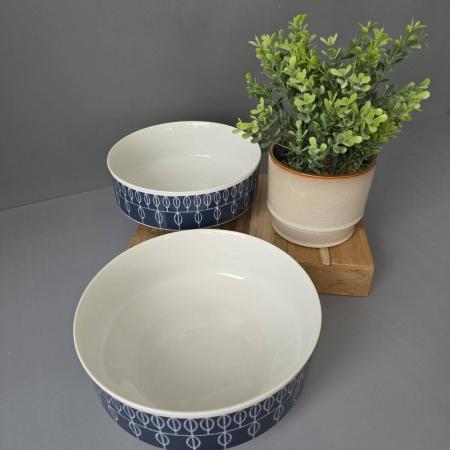 Set aus 2 runden Schüsseln, Arzberg 2050, Löffelhardt, 1960er