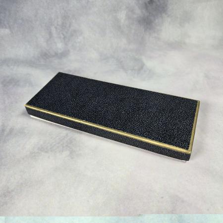 Messing Brieföffner mit Stiftablage VEB Baumschmuck Klingenthal