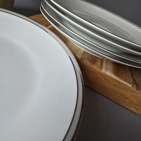 Set Speiseteller - Rosenthal Berlin - Friedrichstrasse 4042 - 5 flache Teller