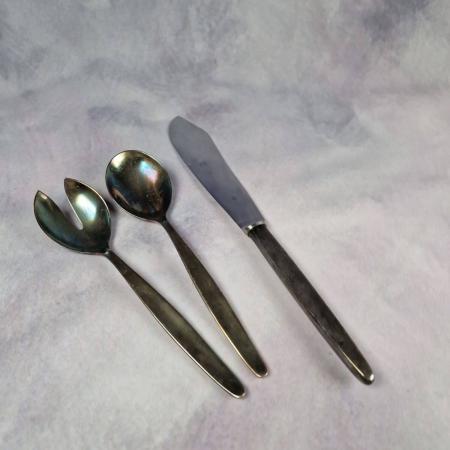 WMF Set Servierbesteck versilbert - Tortenmesser - Salatbesteck