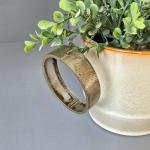 Versilberter Armreif mit Jugenstil Dekor