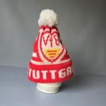 Alte Fan Strickmütze - VFB Stuttgart - Pudelmütze