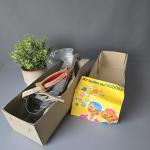 Hudora Gleitschuhe in ovp, 1950er Jahre, Größe 36-41