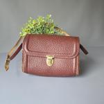 Mid Century Kindergartentasche aus Leder