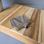 Antike versilberte Netz Geldbörse, Kettengeflecht